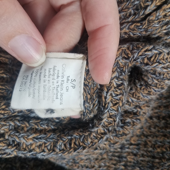 Calvin Klein Jeans Open Cardigan Knit Sweater - Picture 6 of 6